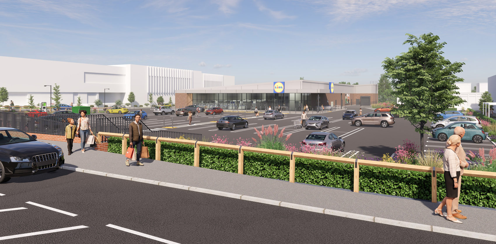 3D visual of the proposed store